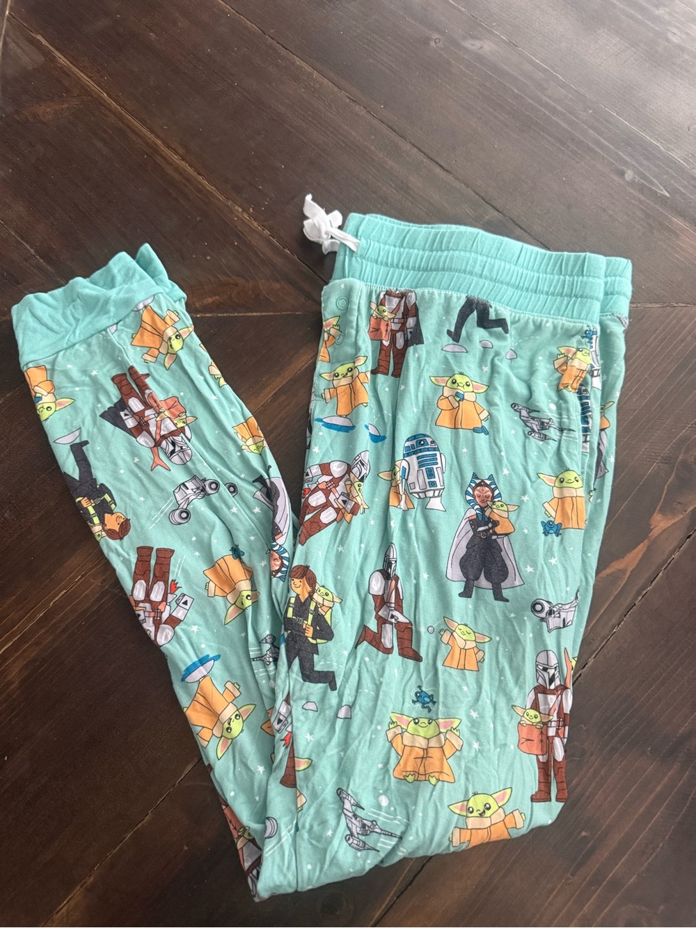 Little Sleepies Bamboo Star Wars Grogu Mandalorian Pajama Pants Size M